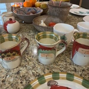 Festive Vietri St. Nick Set - Multicolor
